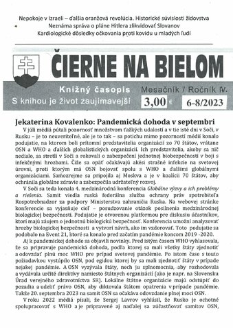 ČIERNE NA BIELOM