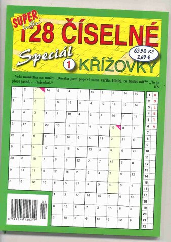 ČÍSELNÉ KŘÍŽOVKY SUPER PLUS