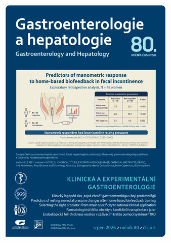 Gastroenterologie a hepatologie