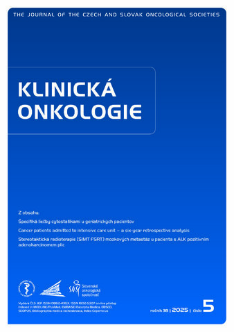 KLINICKÁ ONKOLOGIE