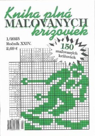 Kniha plná MAĽOVANÝCH krížoviek