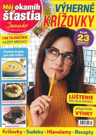 MÔJ OKAMIH ŠŤASTIA KRÍŽOVKY