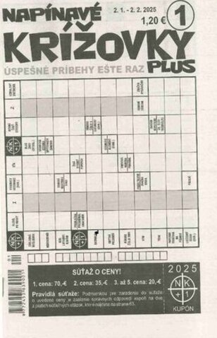 NAPÍNAVÉ KRÍŽOVKY PLUS