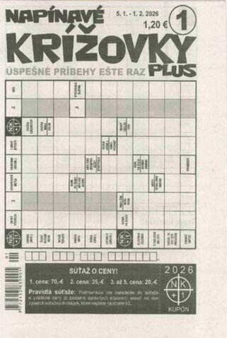NAPÍNAVÉ KRÍŽOVKY PLUS