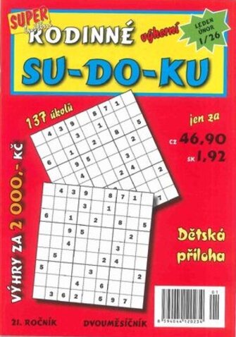 RODINNÉ výherní SU-DO-KU