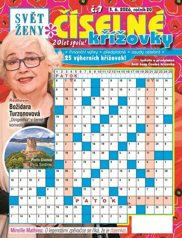 SVĚT ŽENY ČÍSELNÉ křížovky