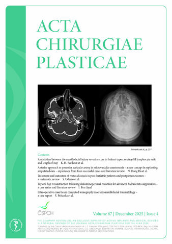 ACTA CHIRURGIAE PLASTICAE