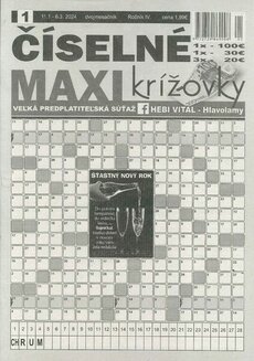 Číselné Maxi krížovky