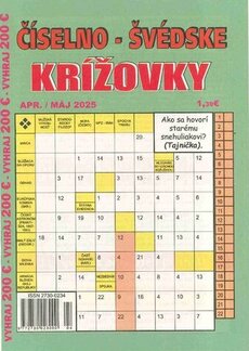 ČÍSELNO - ŠVÉDSKE KRÍŽOVKY