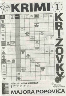 KRIMI KRÍŽOVKY MAJORA POPOVIČA