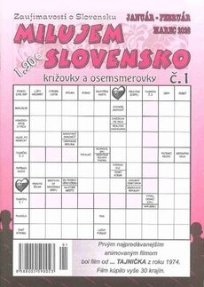 MILUJEM SLOVENSKO krížovky a osemsmerovky