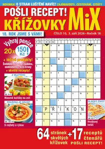 POŠLI RECEPT! MiX KŘÍŽOVKY