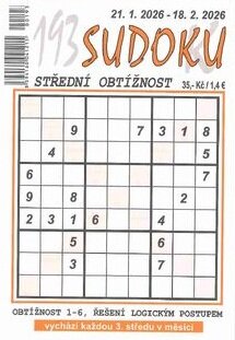 SUDOKU STŘEDNÍ OBTÍŽNOST