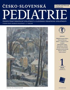 ČESKO - SLOVENSKÁ PEDIATRIE