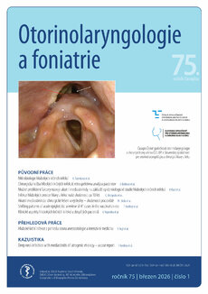 Otorinolaryngologie a foniatrie