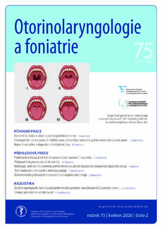 Otorinolaryngologie a foniatrie