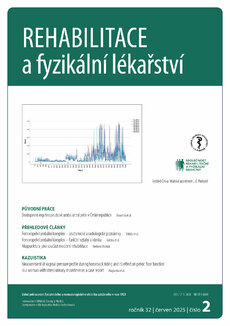 REHABILITACE A FYZIKÁLNÍ LÉKAŘSTVÍ