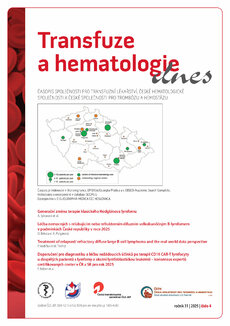 TRANSFUZE A HEMATOLOGIE DNES