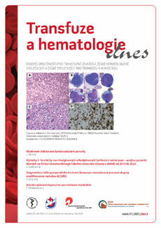 TRANSFUZE A HEMATOLOGIE DNES