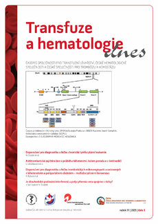 TRANSFUZE A HEMATOLOGIE DNES